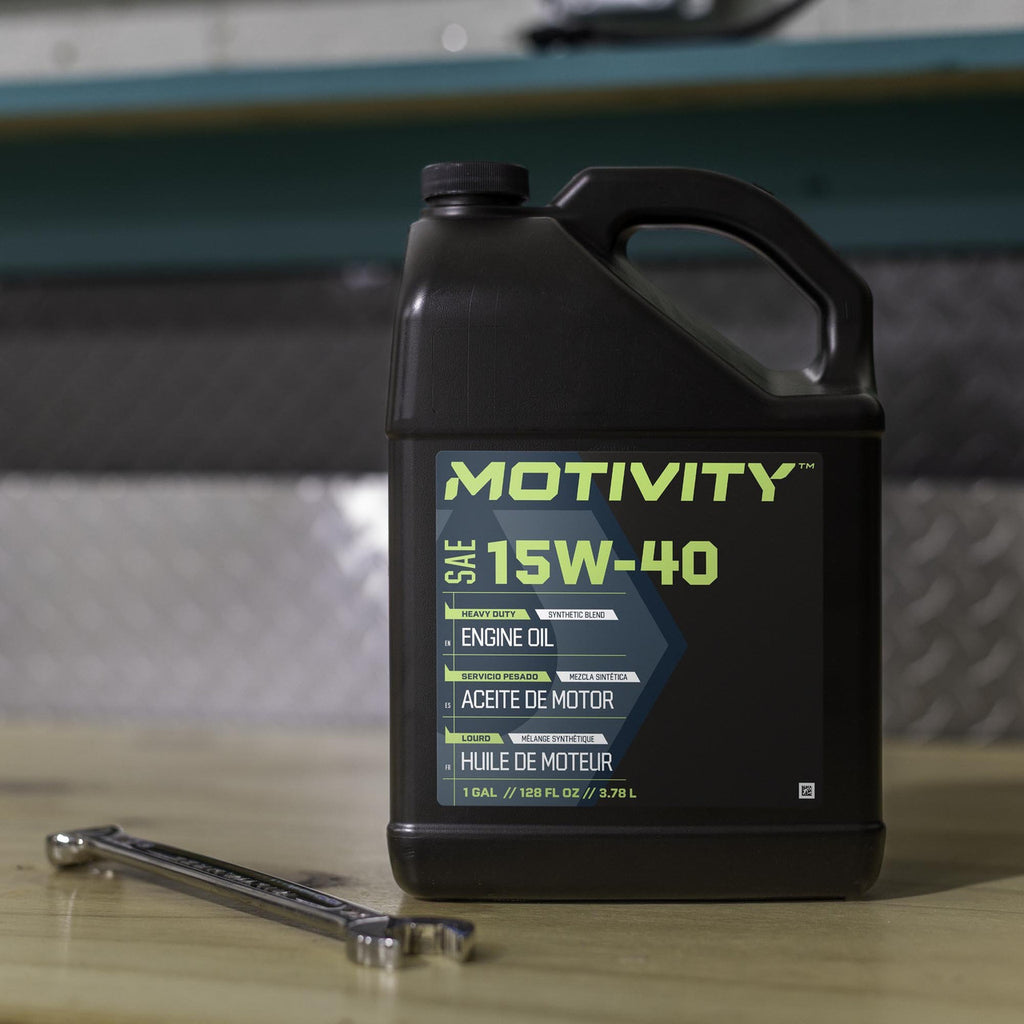 Motivity HD 15W40 Synthetic Oil Change Kit Fits Ram 2500 3500 4500 5500 6.7L/5.9L Cummins 1989-2024 - 4 Gallons